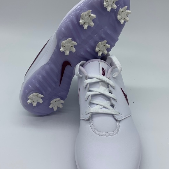 Women's Nike Roshe G Tour Golf Cleats Shoes Maroon - Picture 6 of 7
